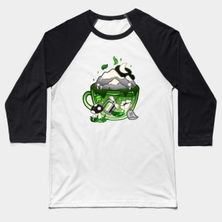 Pride Flag Teacup - Nature Aromantic Baseball T-Shirt